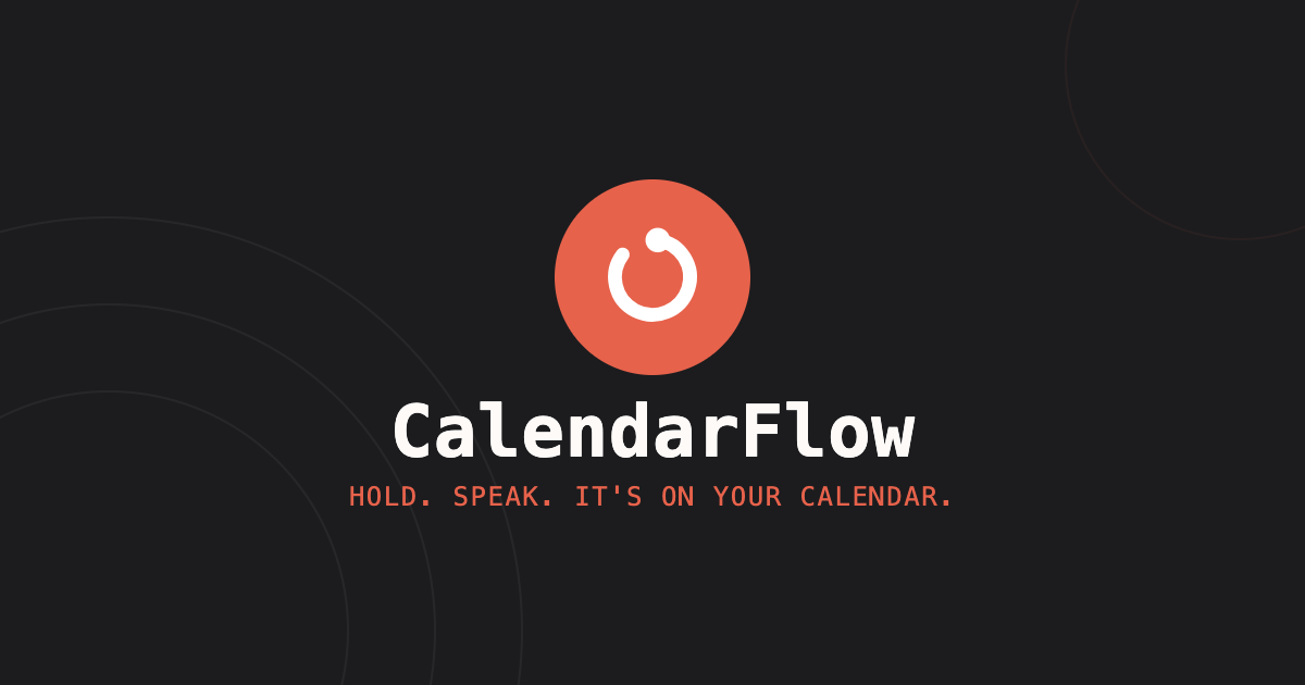 CalendarFlow preview